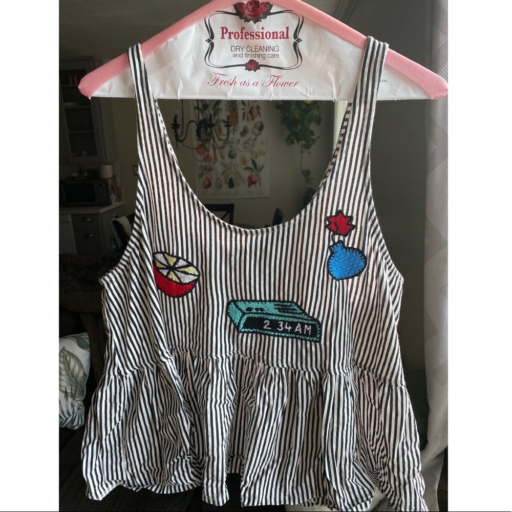Zara Peplum Tank Top